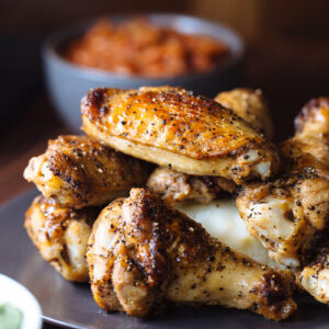 Pan Seared Wings