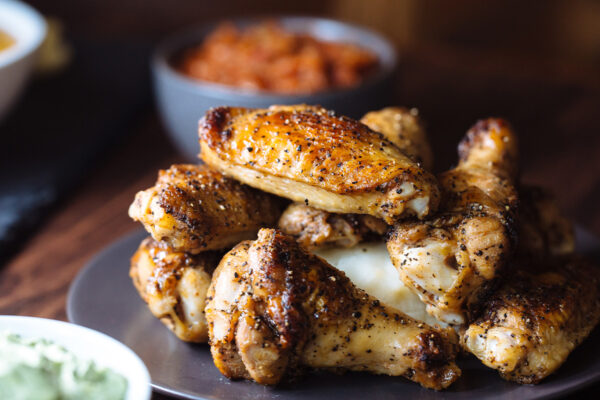 Pan Seared Wings